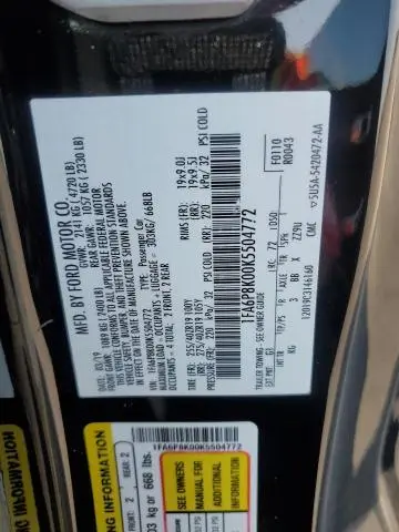 2019 FORD MUSTANG BULLITT