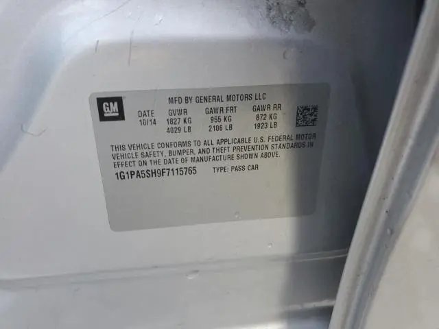 2015 CHEVROLET CRUZE LS  