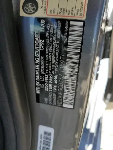 2010 MERCEDES-BENZ E 350  