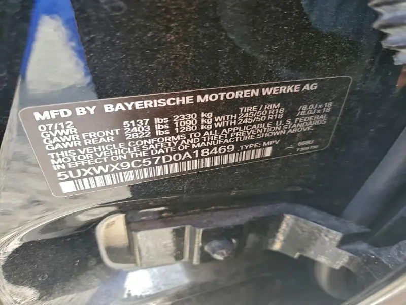 2013 BMW X3 XDRIVE28I  