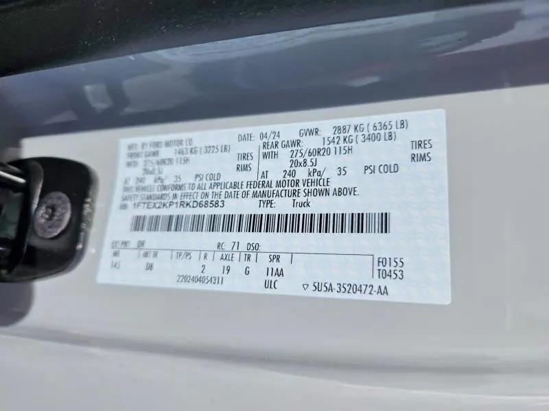 2024 FORD F150 STX  