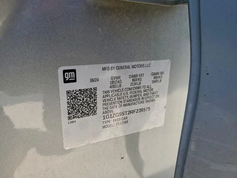 2024 CHEVROLET MALIBU RS  