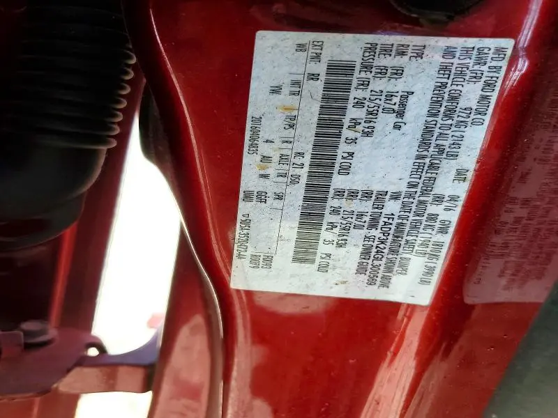 2016 FORD FOCUS SE  