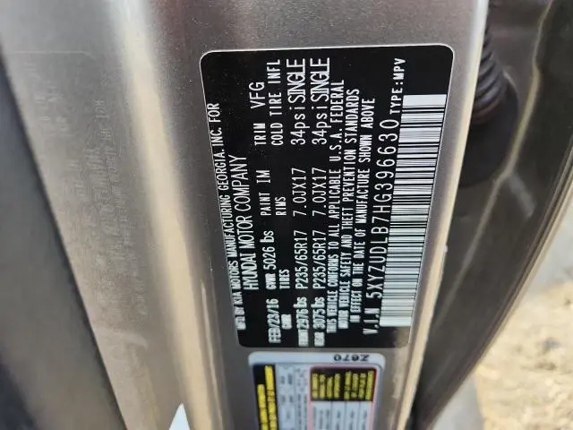 2017 HYUNDAI SANTA FE SPORT   