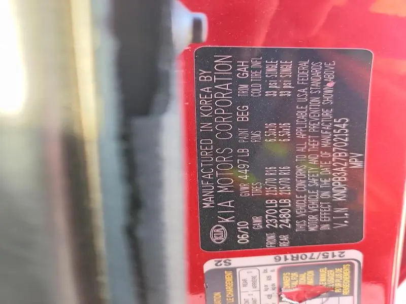 2011 KIA SPORTAGE BASE  