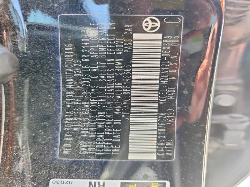 2023 TOYOTA COROLLA SE  