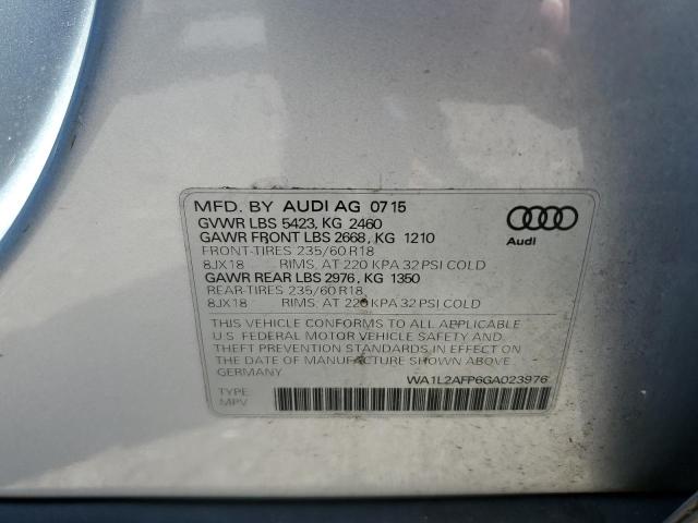 2016 AUDI Q5 PREMIUM PLUS