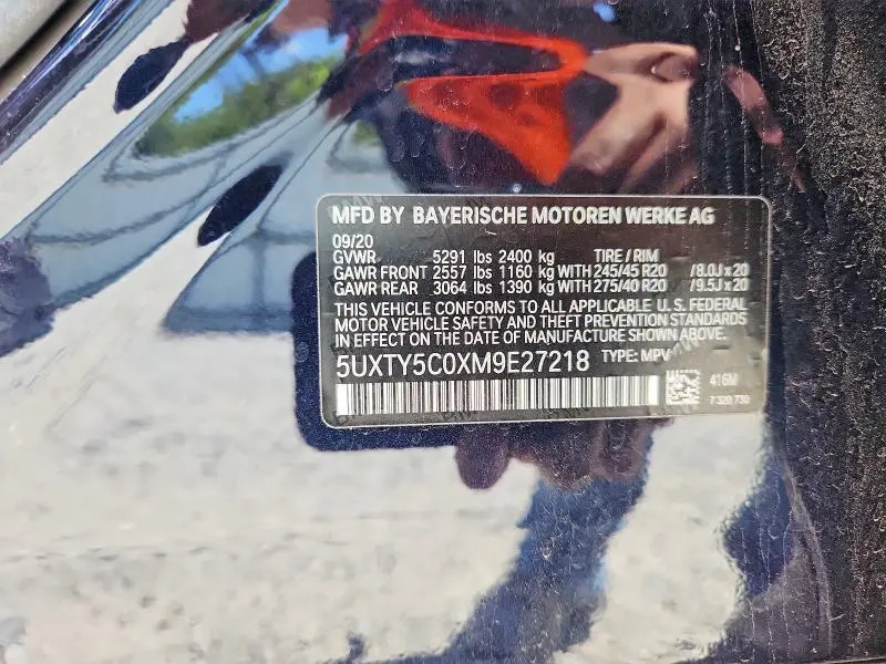 2021 BMW X3 XDRIVE30I  