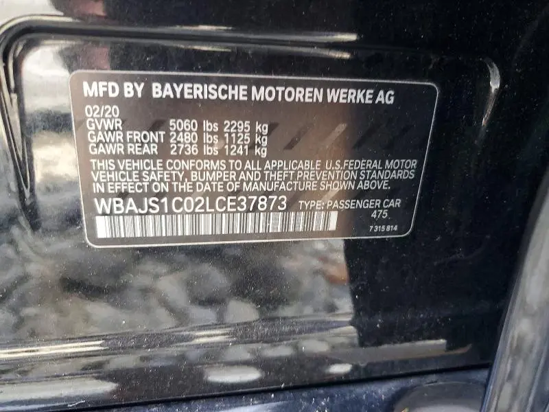 2020 BMW 540 I  