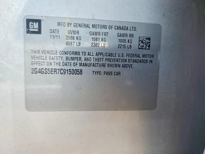 2012 BUICK REGAL PREMIUM  