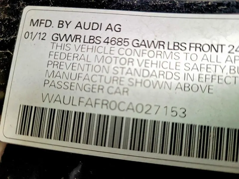 2012 AUDI A5 PREMIUM PLUS  