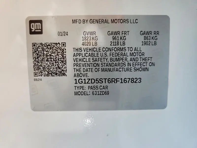 2024 CHEVROLET MALIBU LT  