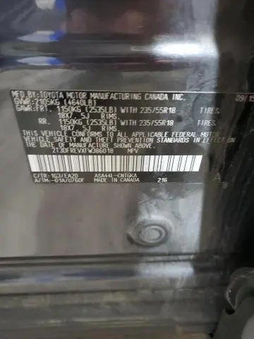 2015 TOYOTA RAV4 LIMITED  