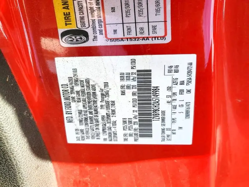 2010 FORD MUSTANG GT  