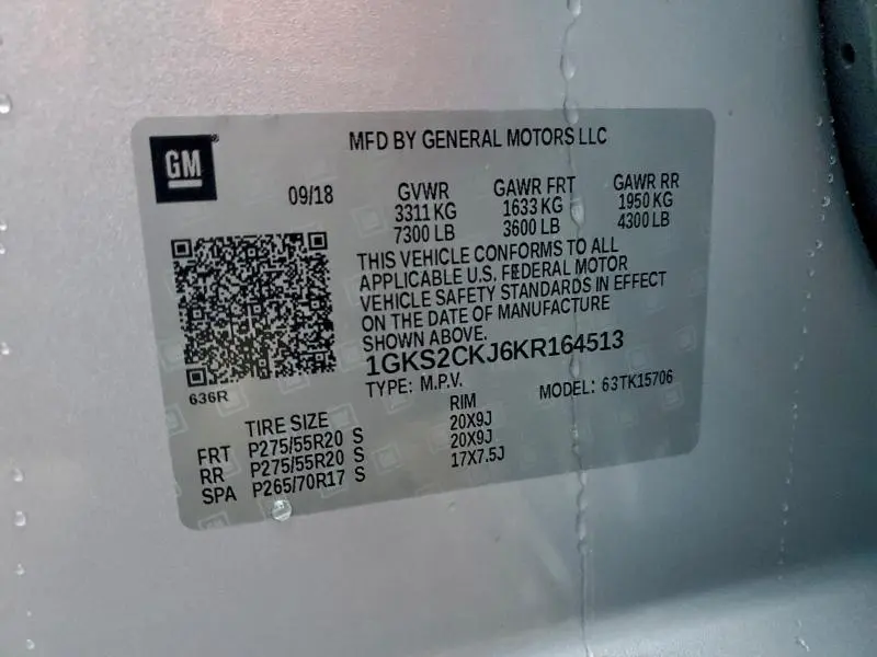 2019 GMC YUKON DENALI  