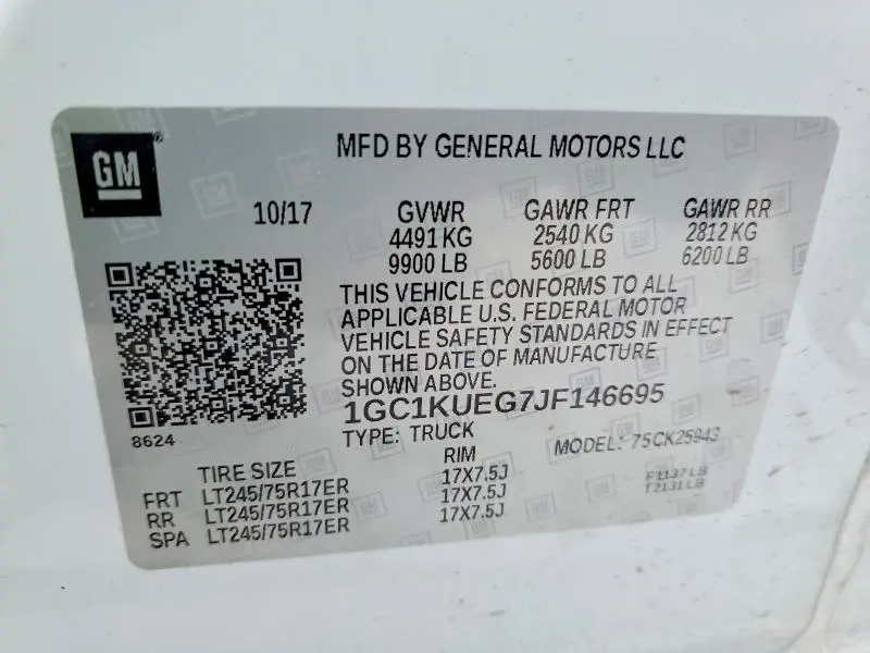 2018 CHEVROLET SILVERADO K2500 HEAVY DUTY  