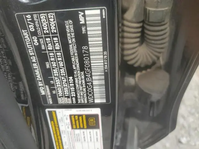 2016 MERCEDES-BENZ GLC 300  