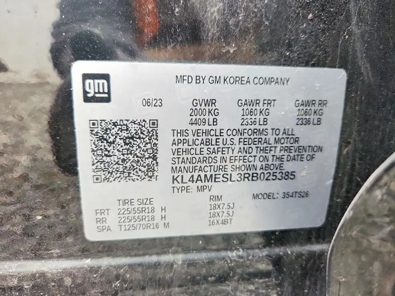 2024 BUICK ENCORE GX SPORT TOURING  
