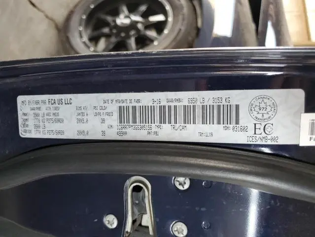 2016 RAM 1500 LONGHORN  