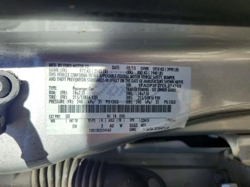 2013 FORD FOCUS SE  