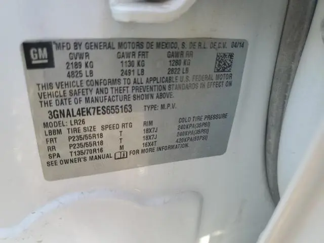 2014 CHEVROLET CAPTIVA LTZ