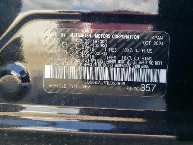 2024 MITSUBISHI OUTLANDER SPORT S/SE