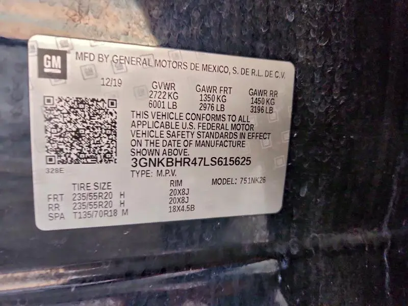 2020 CHEVROLET BLAZER 2LT  