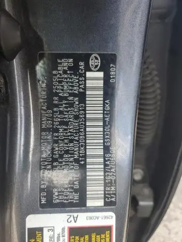 2010 TOYOTA AVALON XL  