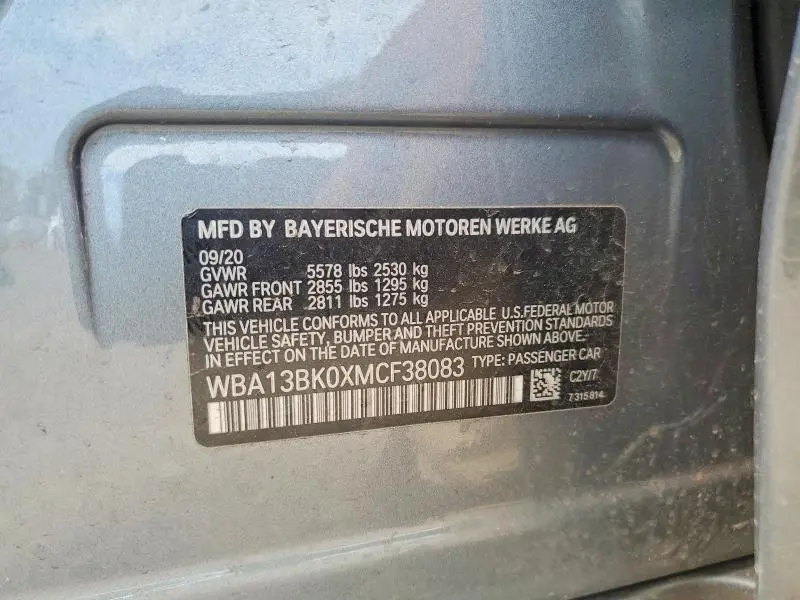 2021 BMW M550XI   