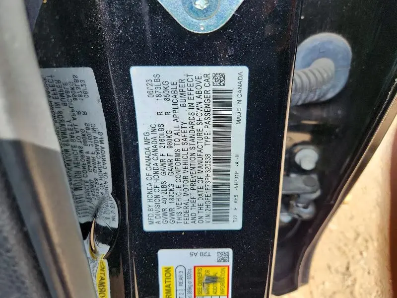 2023 HONDA CIVIC EX  