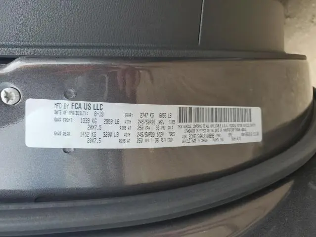2020 CHRYSLER PACIFICA LIMITED  