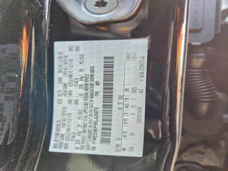 2024 FORD BRONCO BADLANDS  