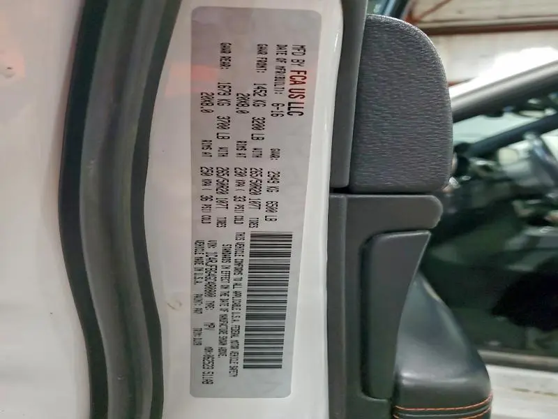 2016 JEEP GRAND CHEROKEE LIMITED  