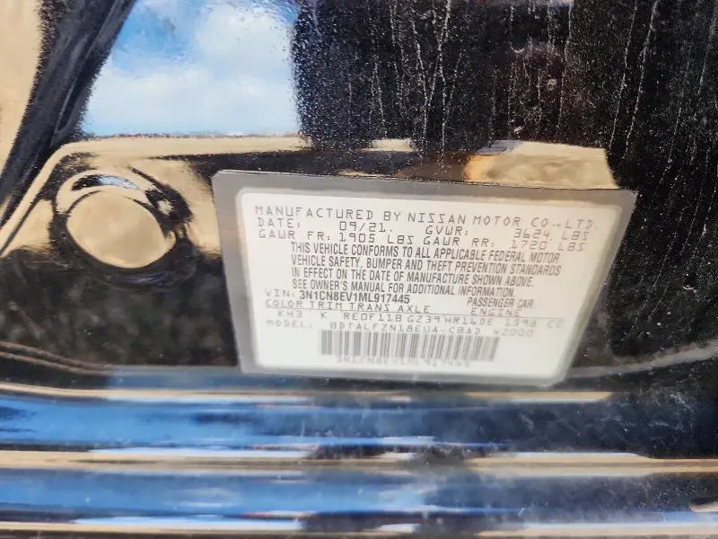 2021 NISSAN VERSA SV  