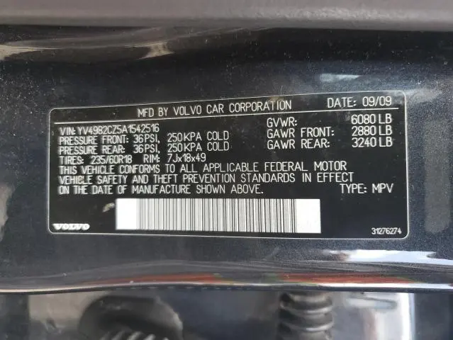 2010 VOLVO XC90 3.2  