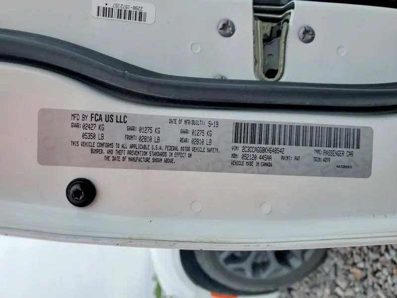 2019 CHRYSLER 300 S  