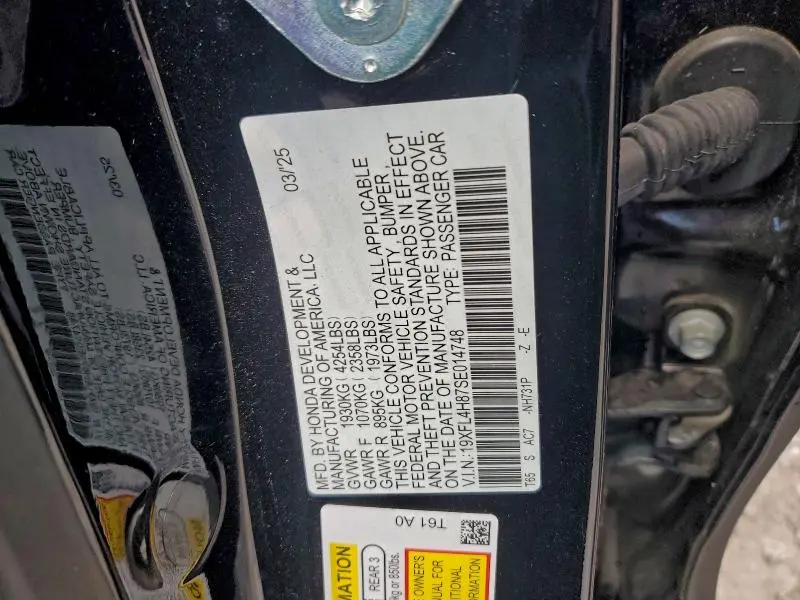 2025 HONDA CIVIC SPORT  