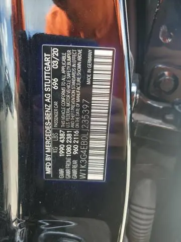 2020 MERCEDES-BENZ A 220  