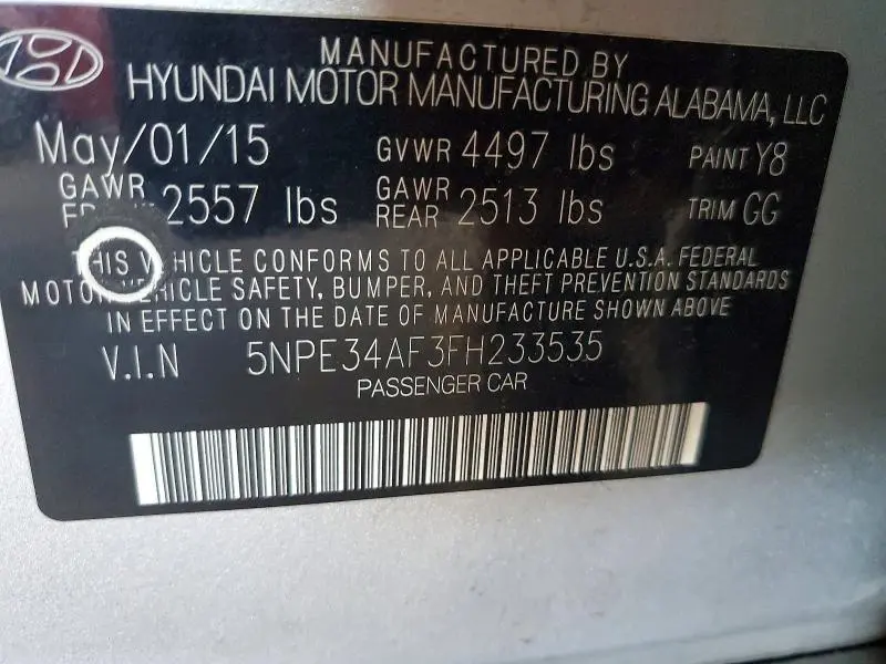 2011 HYUN SONATA SPO