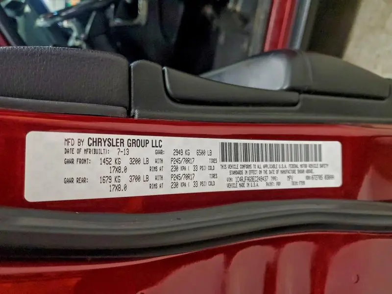 2014 JEEP GRAND CHEROKEE LAREDO  