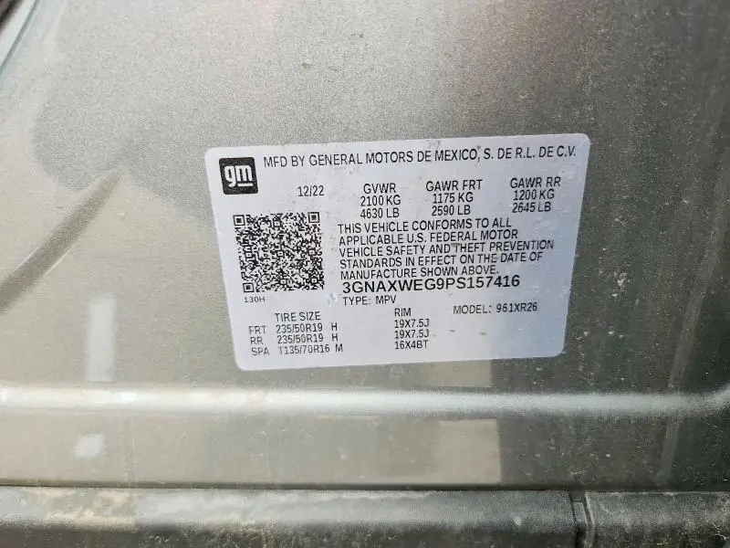 2023 CHEVROLET EQUINOX RS  