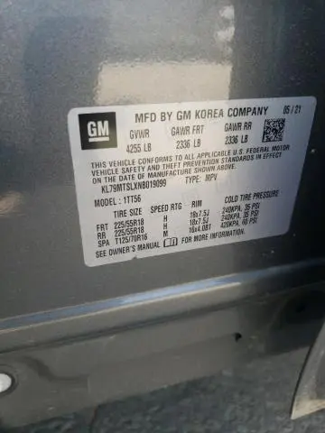 2022 CHEVROLET TRAILBLAZER RS  