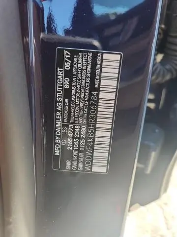 2017 MERCEDES-BENZ C 300 4MATIC  