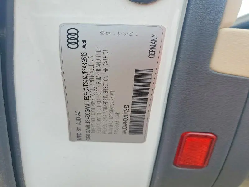 2020 AUDI A4 PREMIUM  