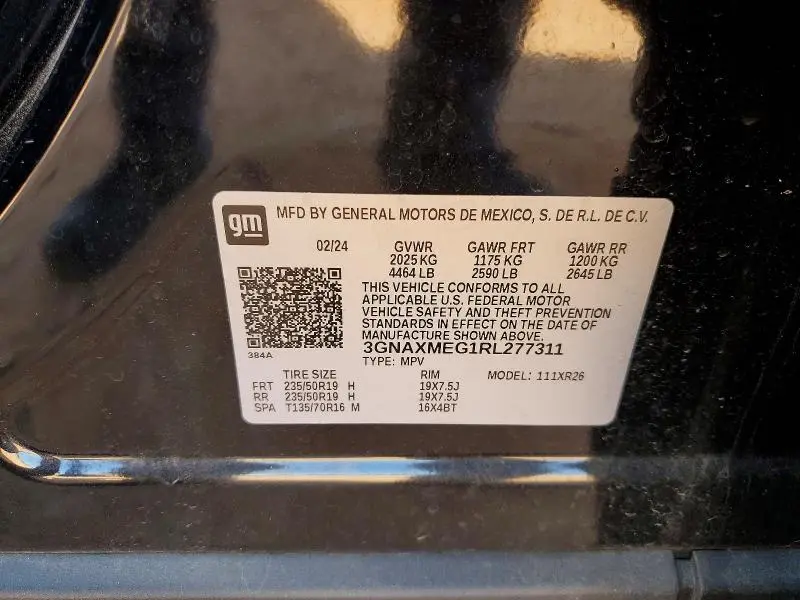2024 CHEVROLET EQUINOX RS  