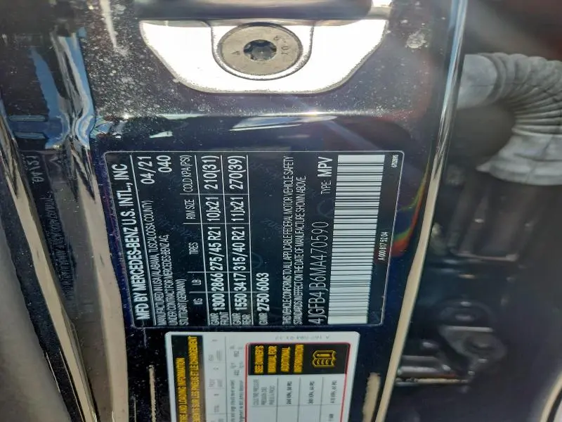 2021 MERCEDES-BENZ GLE 350  