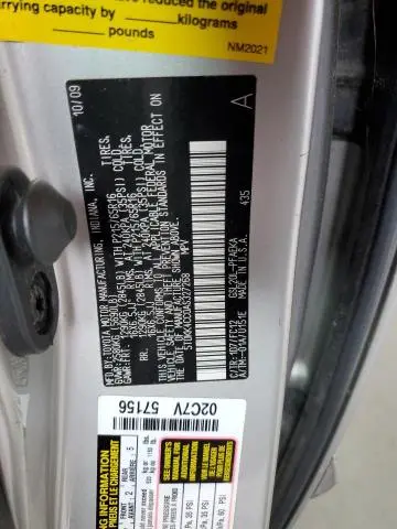 2010 TOYOTA SIENNA CE  