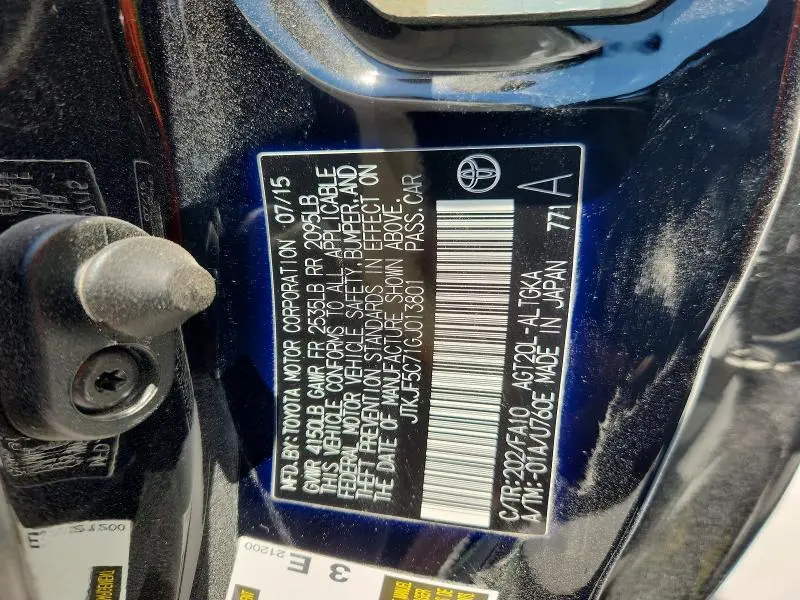 2016 SCION TC BASE  