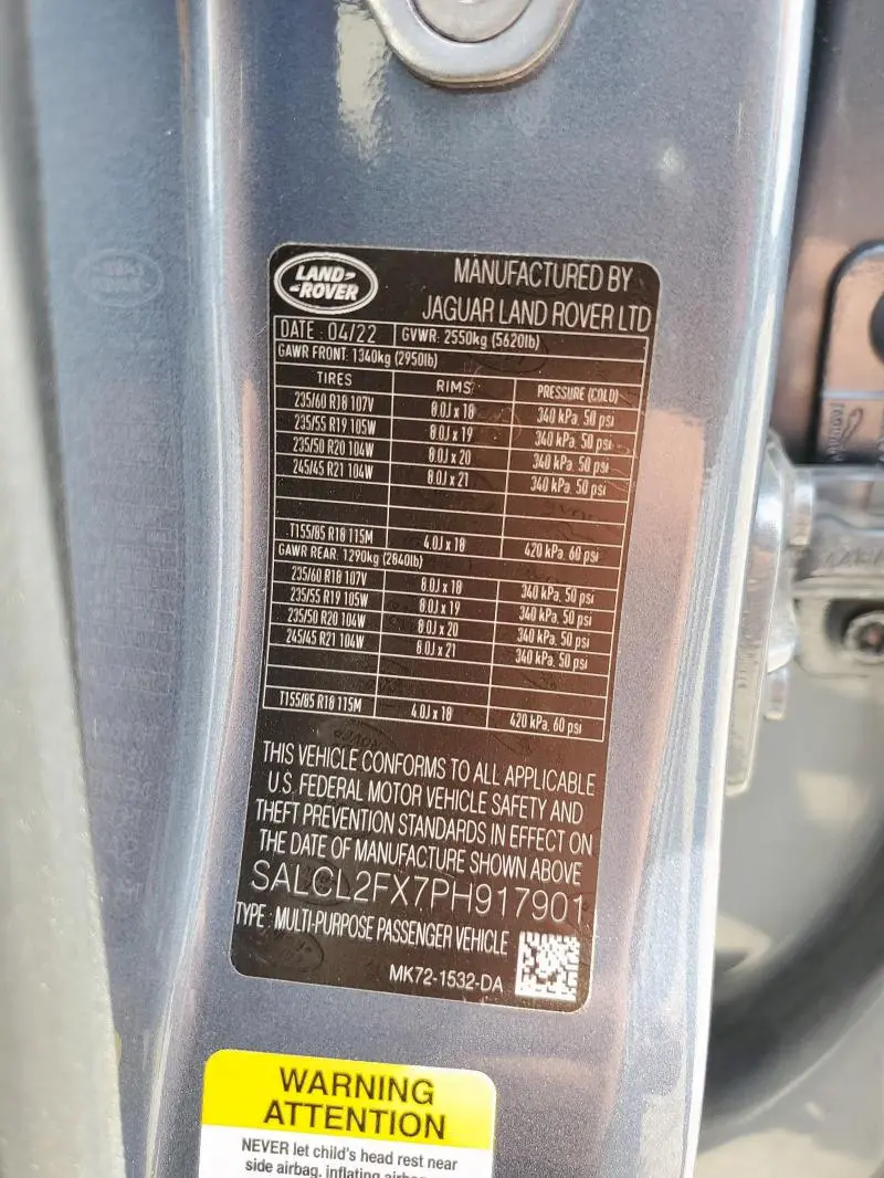 2023 LAND ROVER DISCOVERY SPORT SE R-DYNAMIC  