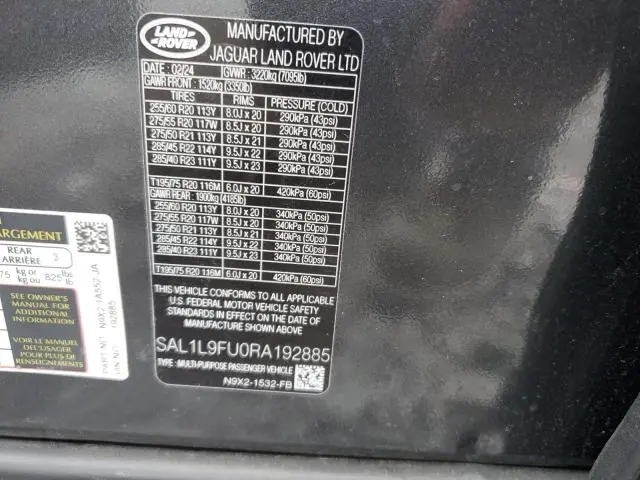 2024 LAND ROVER RANGE ROVER SPORT DYNAMIC SE  